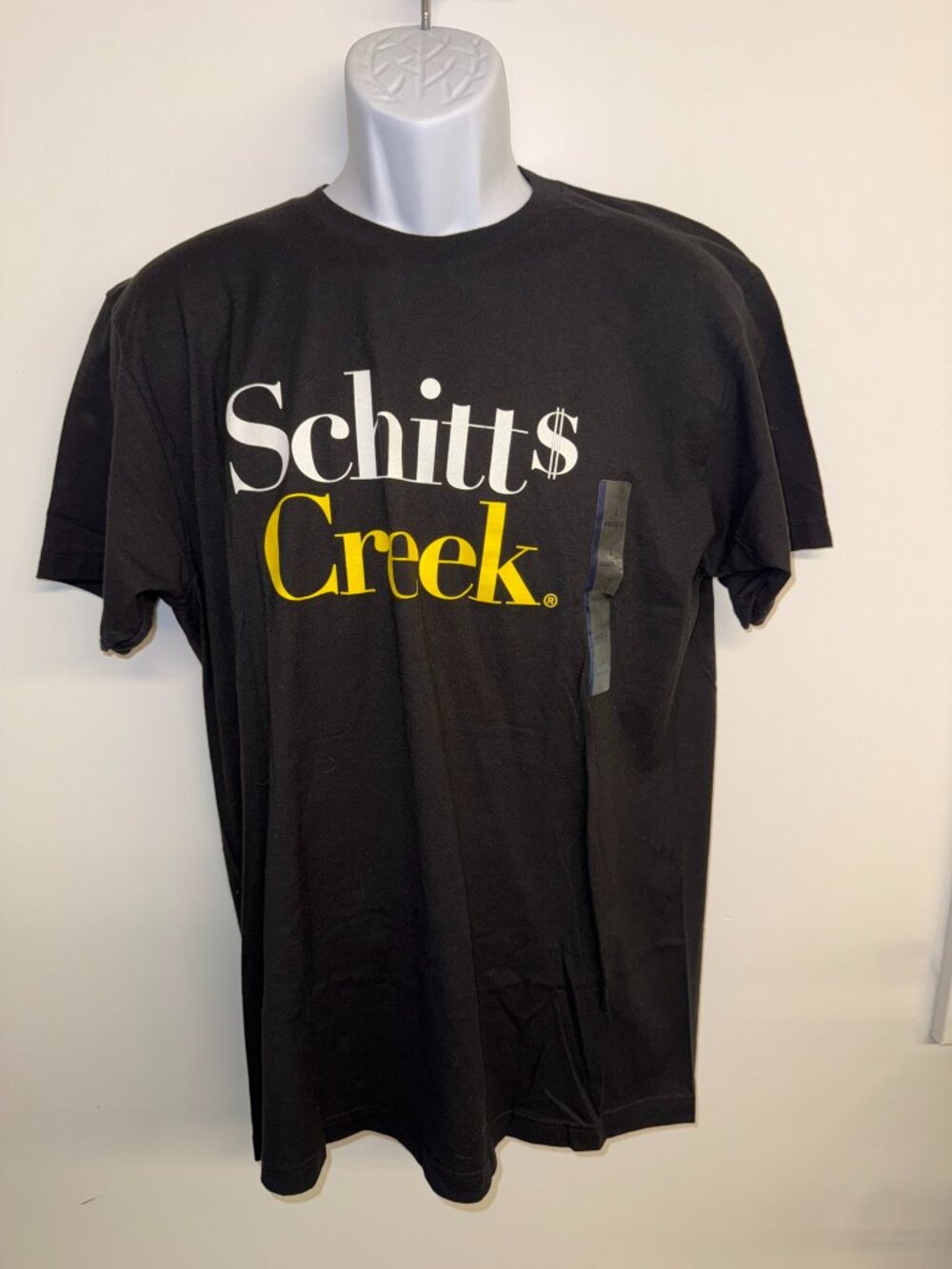 NEW Schitt's Creek Logo Men's Officially Licensed Graphic BLACK  T Shirt Size L